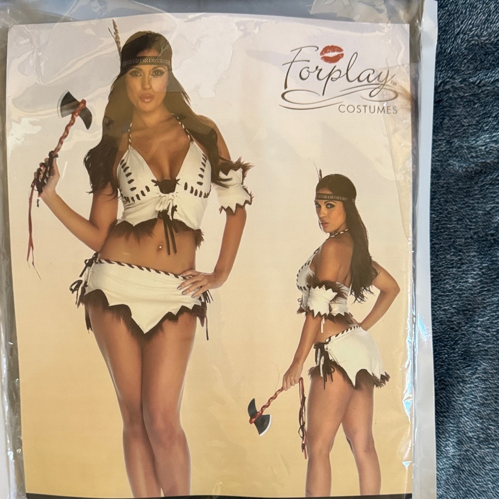 Women's White and Black Intimate Set
